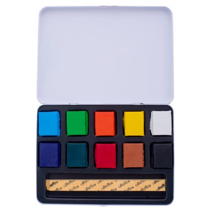 SET AQUA BRIQUE CRETACOLOR X 10 PZAS. REF. 415-10 2
