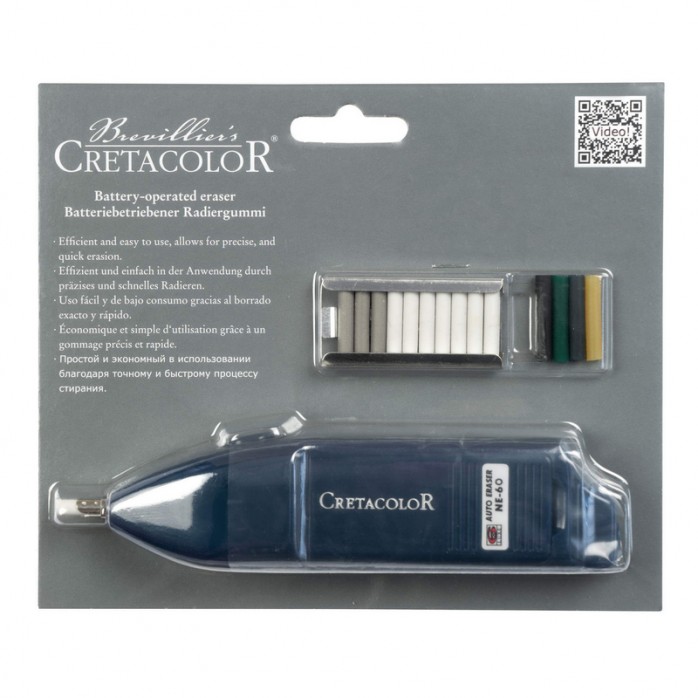 BORRADOR ELÉCTRICO CRETACOLOR OPERADO CON BATERÍAS REF. 434-01 2
