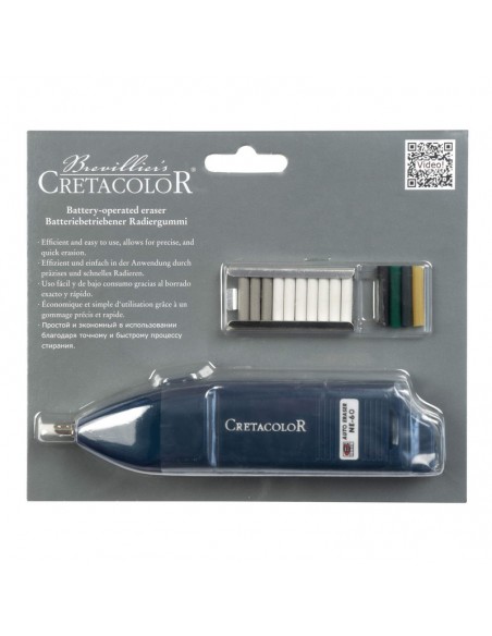 BORRADOR ELÉCTRICO CRETACOLOR OPERADO CON BATERÍAS REF. 434-01