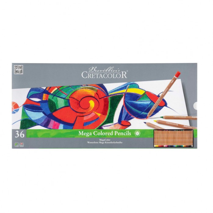 SET LÁPICES CRETACOLOR MEGA COLOR, 36 COLORES, REF. 290-36