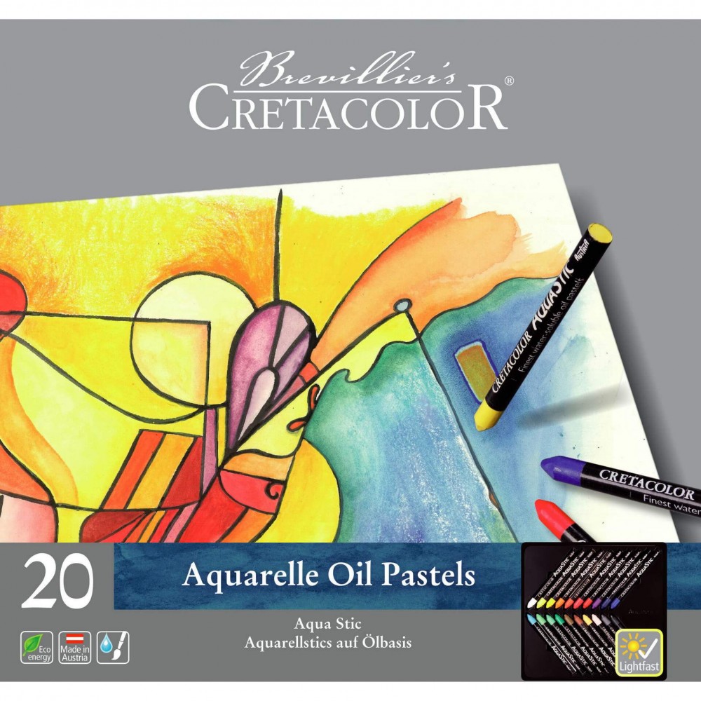 SET AQUA STIC CRETACOLOR, PASTEL...