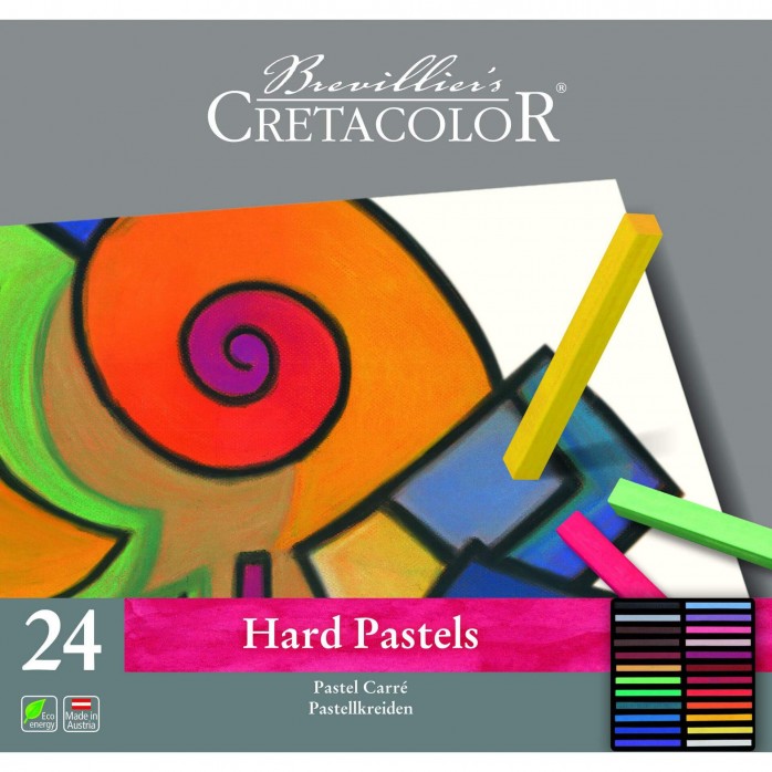 SET PASTEL SECO CARRÉ CRETACOLOR, 24 PIEZAS