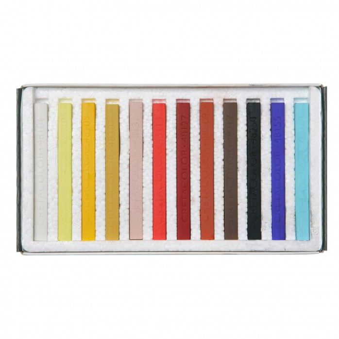 SET PASTEL SECO CARRÉ CRETACOLOR, TONOS DE RETRATO, 12 PIEZAS 2