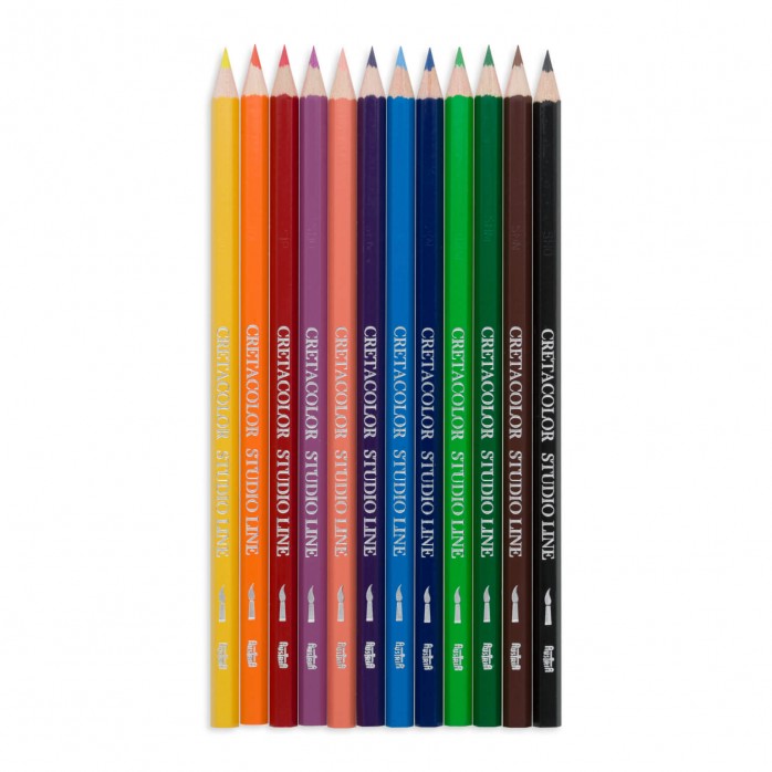 SET LÁPICES DE COLOR ACUARELABLES ARTIST STUDIO CRETACOLOR, 12 PIEZAS 2
