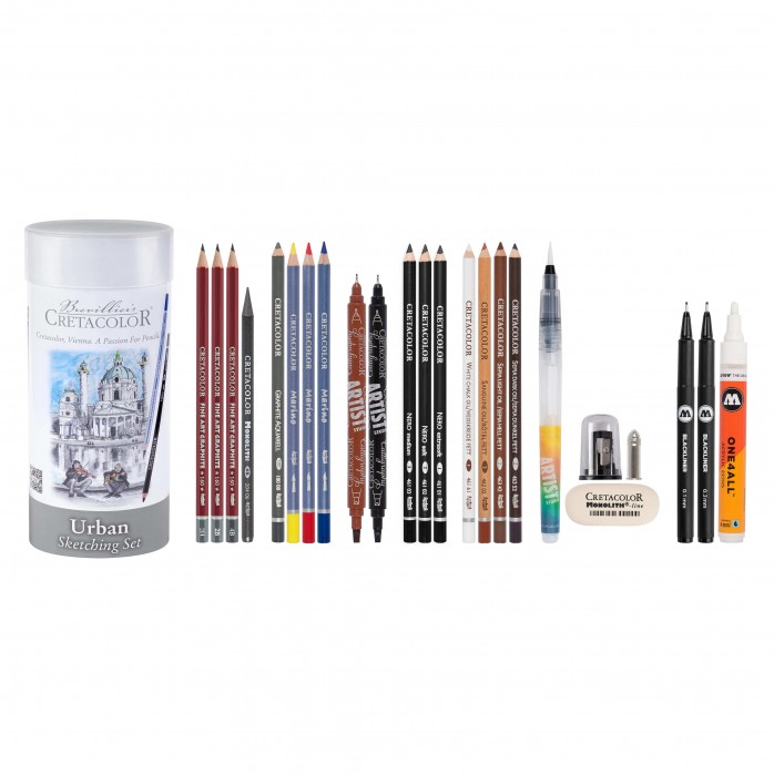 SET URBAN SKETCHING CRETACOLOR 2