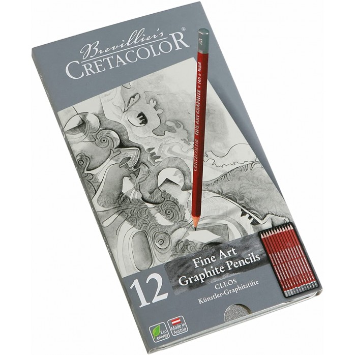 SET LÁPICES GRAFITO CLEOS CRETACOLOR X12 PIEZAS REF. 160-52