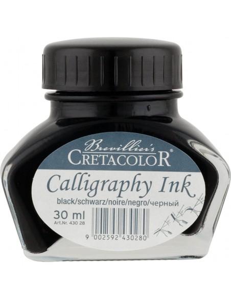 TINTA CALIGRÁFICA NEGRA CRETACOLOR 30ML