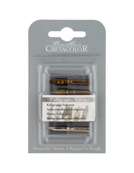 SET PLUMILLAS CALIGRÁFICAS CRETACOLOR