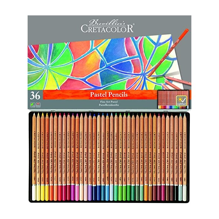 SET LÁPICES PASTEL FINE ART PASTEL CRETACOLOR, 36 COLORES, CAJA METÁLICA 2