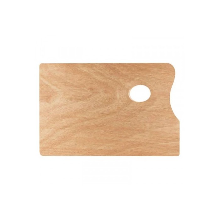 PALETA DE MADERA RECTANGULAR LEFRANC & BOURGEOIS 33 X 22CM