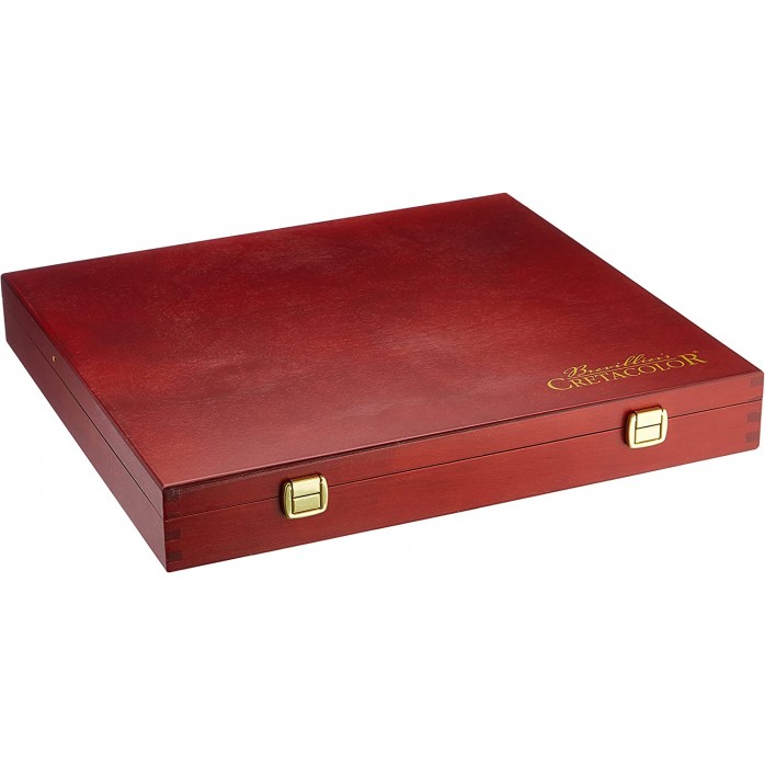 SET 'SELECTION' PROFESIONAL CRETACOLOR, CAJA DE MADERA, 53 PZS, REF. 400-60 2