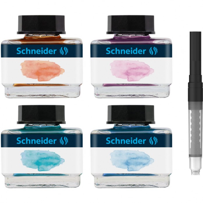 SET 4 TINTAS 15 ML + CONVERTIDOR SCHNEIDER, SET 1 (FRÍOS) 2