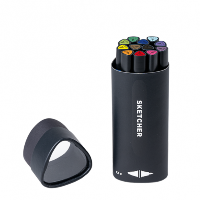 SKETCHER SETS MOLOTOW, MARCADORES DOBLE PUNTA BRUSH + CHISEL, DISTINTOS KITS DISPONIBLES