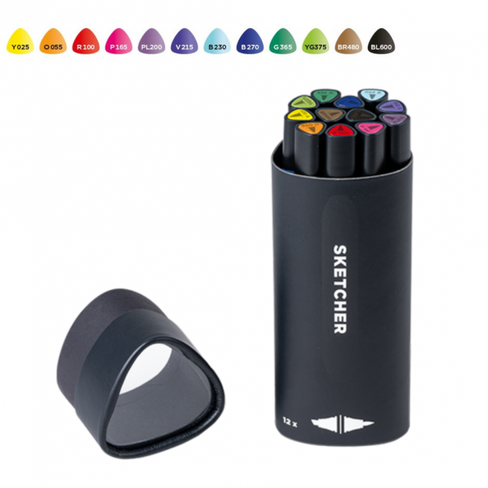 SKETCHER SETS MOLOTOW, MARCADORES DOBLE PUNTA BRUSH + CHISEL, DISTINTOS KITS DISPONIBLES 2
