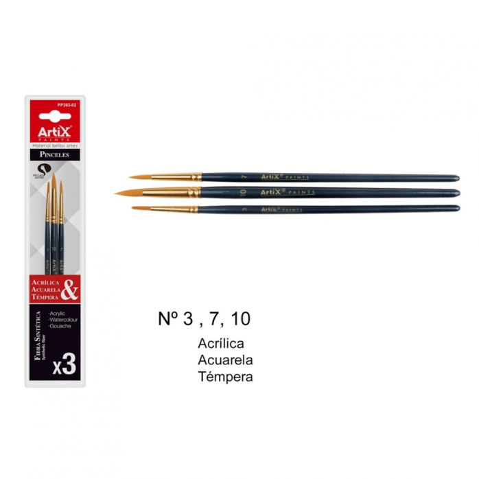 SET PINCELES MAIN PAPER DELINEADORES 3X PZS. PP393-02 2