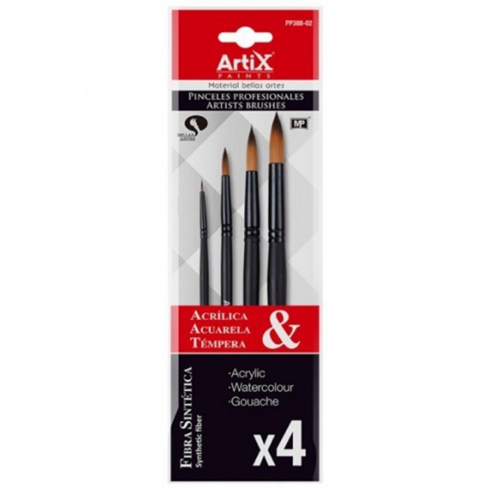 SET PINCELES MAIN PAPER 4X PZS. PP388-02