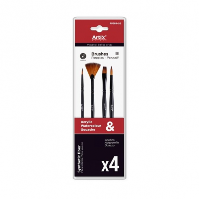SET PINCELES MAIN PAPER SURTIDO 4X PZS. PP389-02