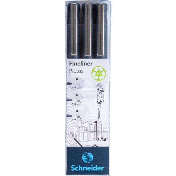 SET FINELINER PICTUS SCHNEIDER X3 2