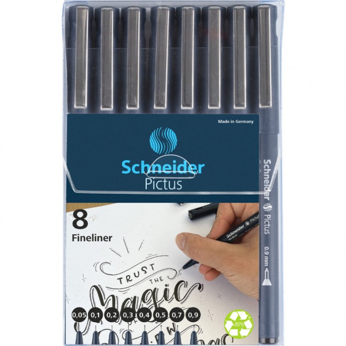 SET FINELINER PICTUS SCHNEIDER X8 2