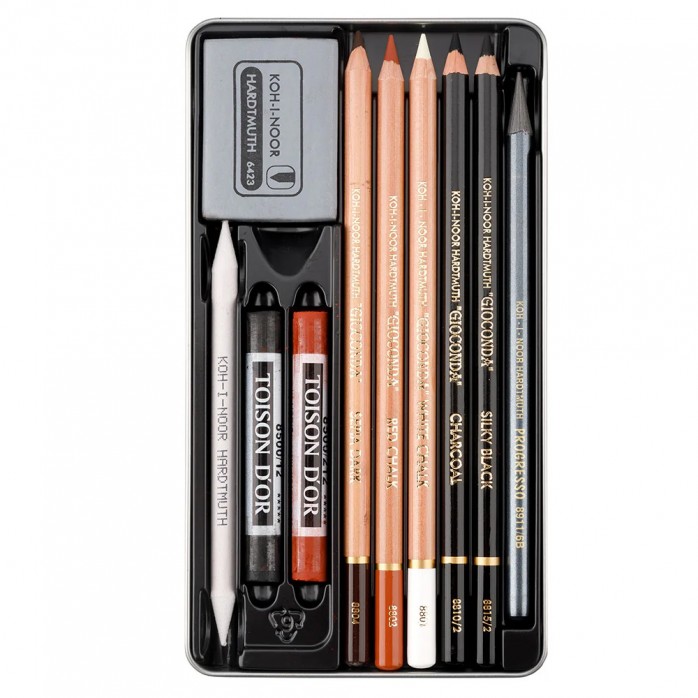 SET SKETCHING ARTE PROFESIONAL KOH-I-NOOR 2