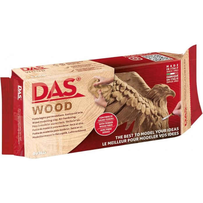 MASA PARA MODELAR DAS "MADERA", 350 G, SECADO AL AIRE.