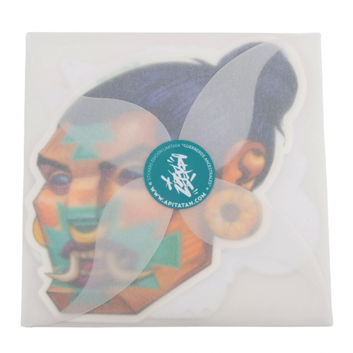 STICKER PACK GUERREROS ANCESTRALES APITATÁN 2