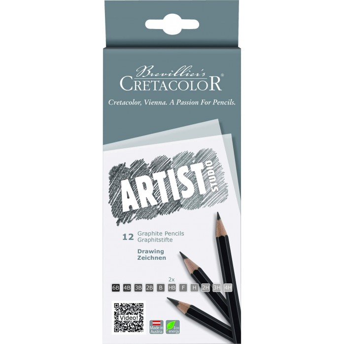 LÁPICES DE GRAFITO CRETACOLOR ARTIST STUDIO 141-12