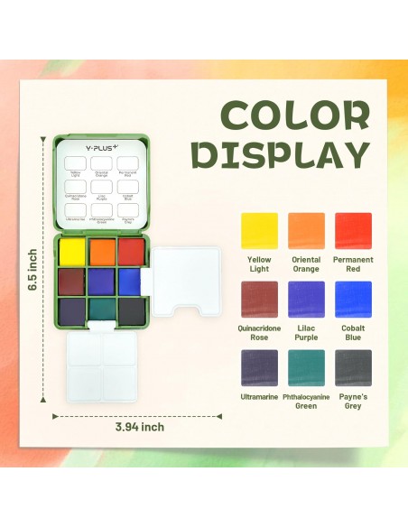 SET POCKET ACUARELA Y-PLUS PARA ARTISTAS VIAJEROS