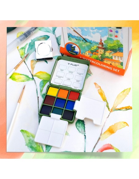 SET POCKET ACUARELA Y-PLUS PARA ARTISTAS VIAJEROS