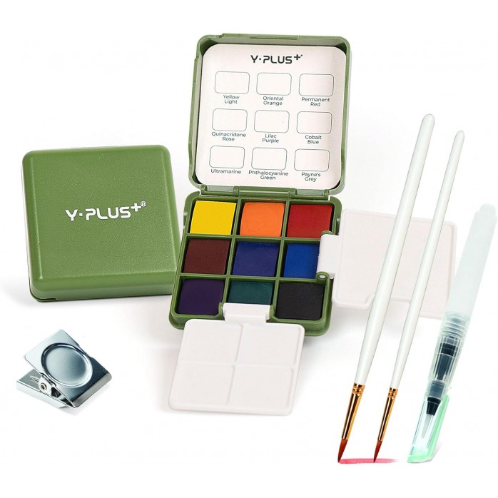 SET COMPLETO POCKET ACUARELA Y-PLUS PARA ARTISTAS VIAJEROS