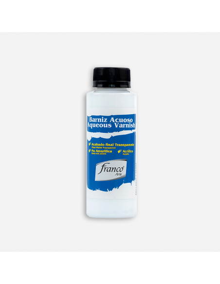 BARNIZ ACUOSO FRANCO ARTE, BASE ACRÍLICO, 120ML