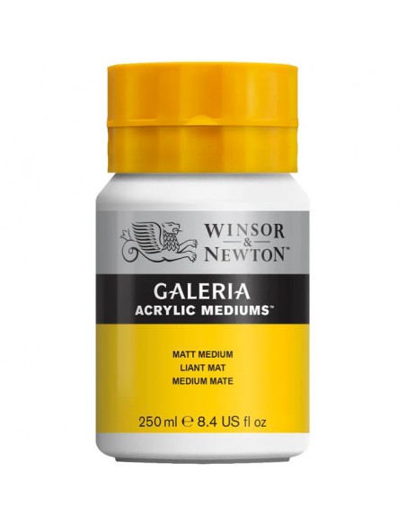 ADITIVO MEDIO MATE PARA ACRÍLICO WINSOR AND NEWTON GALERIA 250ML