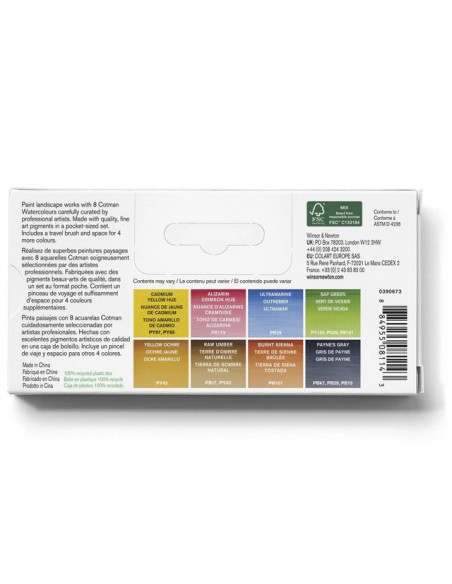 SET ACUARELA COTMAN "PAISAJE" WINSOR AND NEWTON