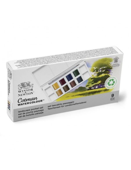 SET ACUARELA COTMAN "PAISAJE" WINSOR AND NEWTON