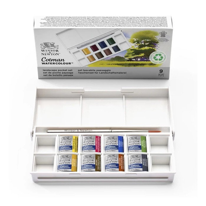 SET ACUARELA COTMAN "PAISAJE" WINSOR AND NEWTON