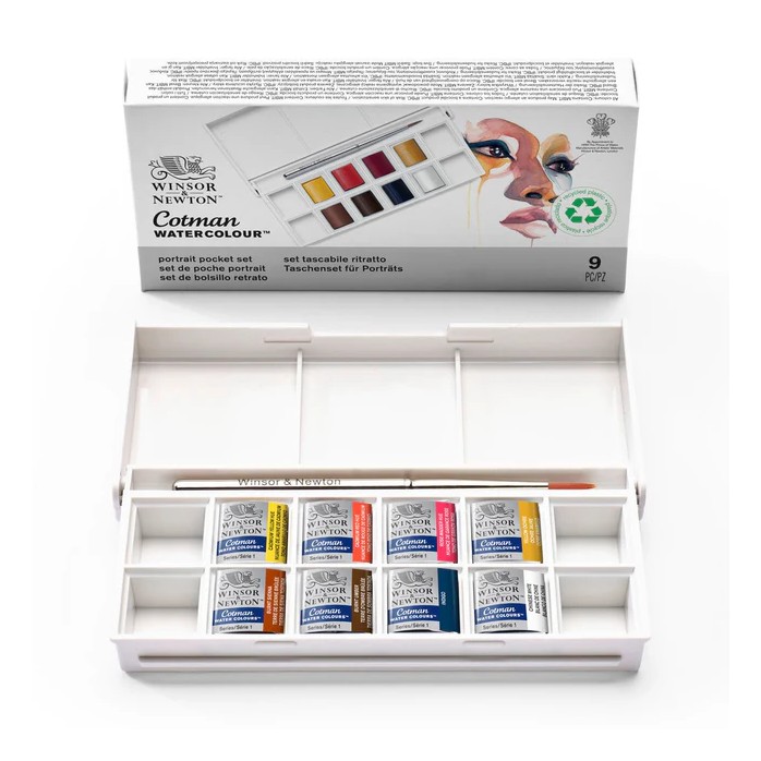 SET ACUARELA COTMAN "RETRATOS" WINSOR AND NEWTON