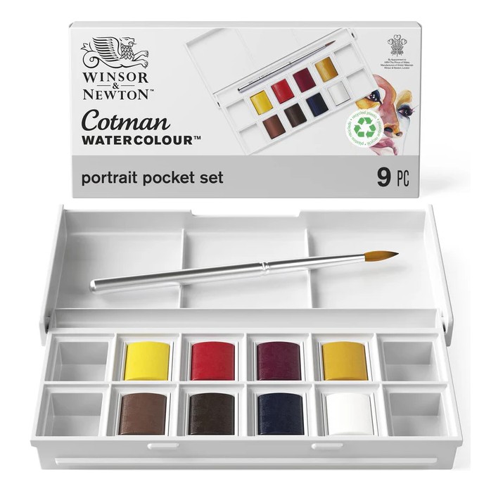 SET ACUARELA COTMAN "RETRATOS" WINSOR AND NEWTON 2
