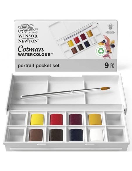 SET ACUARELA COTMAN "RETRATOS" WINSOR AND NEWTON