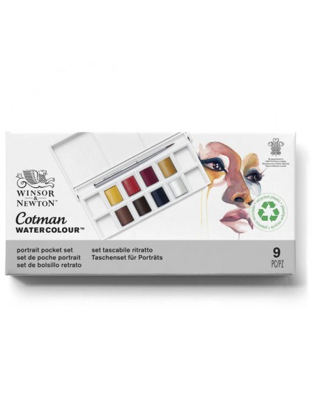 SET ACUARELA COTMAN "RETRATOS" WINSOR AND NEWTON
