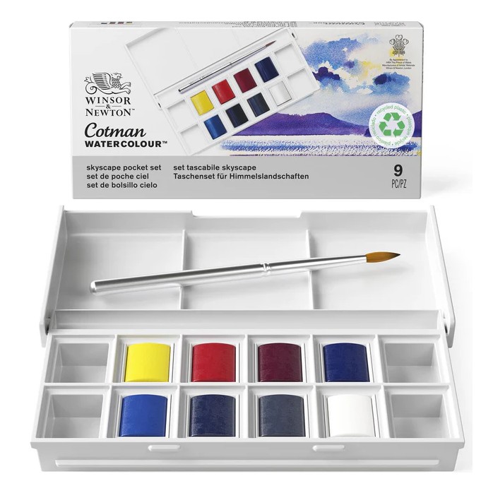 SET ACUARELA COTMAN "CIELOS" WINSOR AND NEWTON