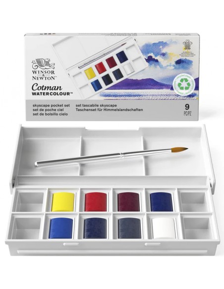 SET ACUARELA COTMAN "CIELOS" WINSOR AND NEWTON