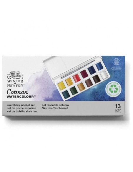SET ACUARELA COTMAN POCKET SKETCHER WINSOR AND NEWTON