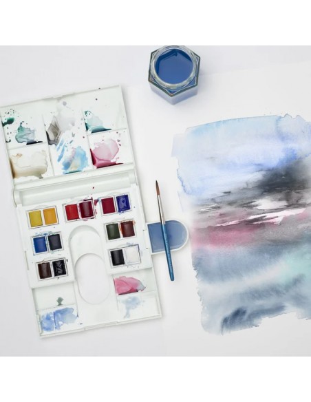 SET ACUARELA DE CAMPO COTMAN WINSOR AND NEWTON X 15