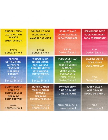 SET ACUARELA DE BOLSILLO CALIDAD ARTISTA WINSOR AND NEWTON