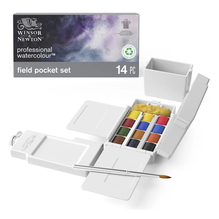 SET ACUARELA DE BOLSILLO CALIDAD ARTISTA WINSOR AND NEWTON