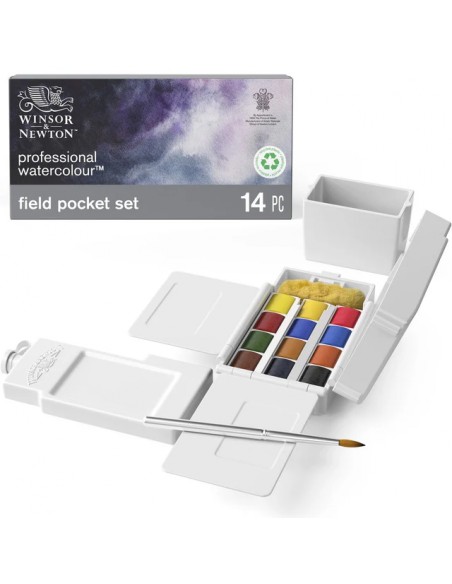 SET ACUARELA DE BOLSILLO CALIDAD ARTISTA WINSOR AND NEWTON