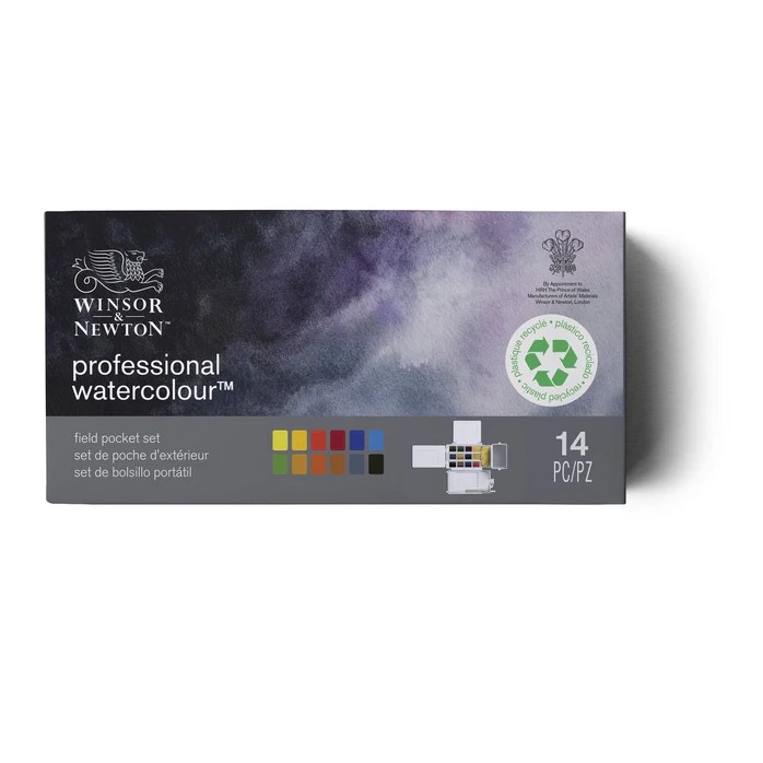 SET ACUARELA DE BOLSILLO CALIDAD ARTISTA WINSOR AND NEWTON 2