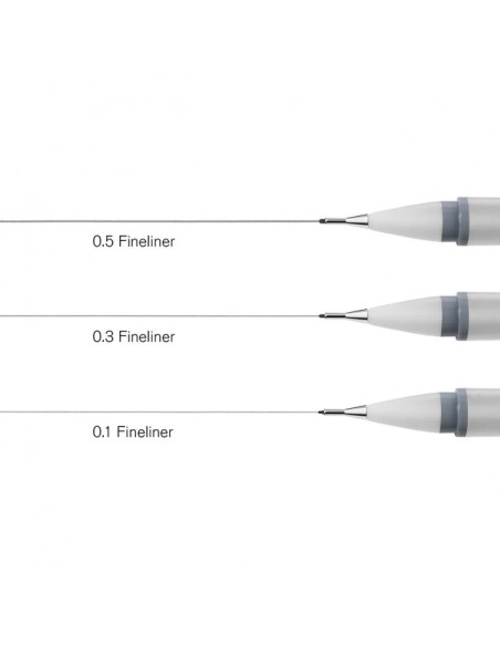 SET FINELINERS GRIS FRÍO WINSOR AND NEWTON X3