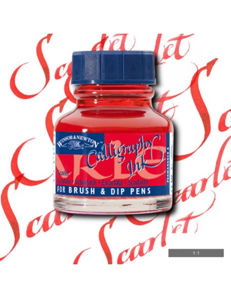 TINTA PARA CALIGRAFÍA WINSOR AND NEWTON 30ML