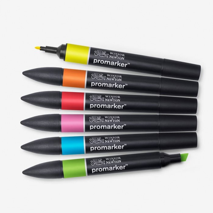 SET MARCADORES PROMARKER WINSOR AND NEWTON VIBRANTES